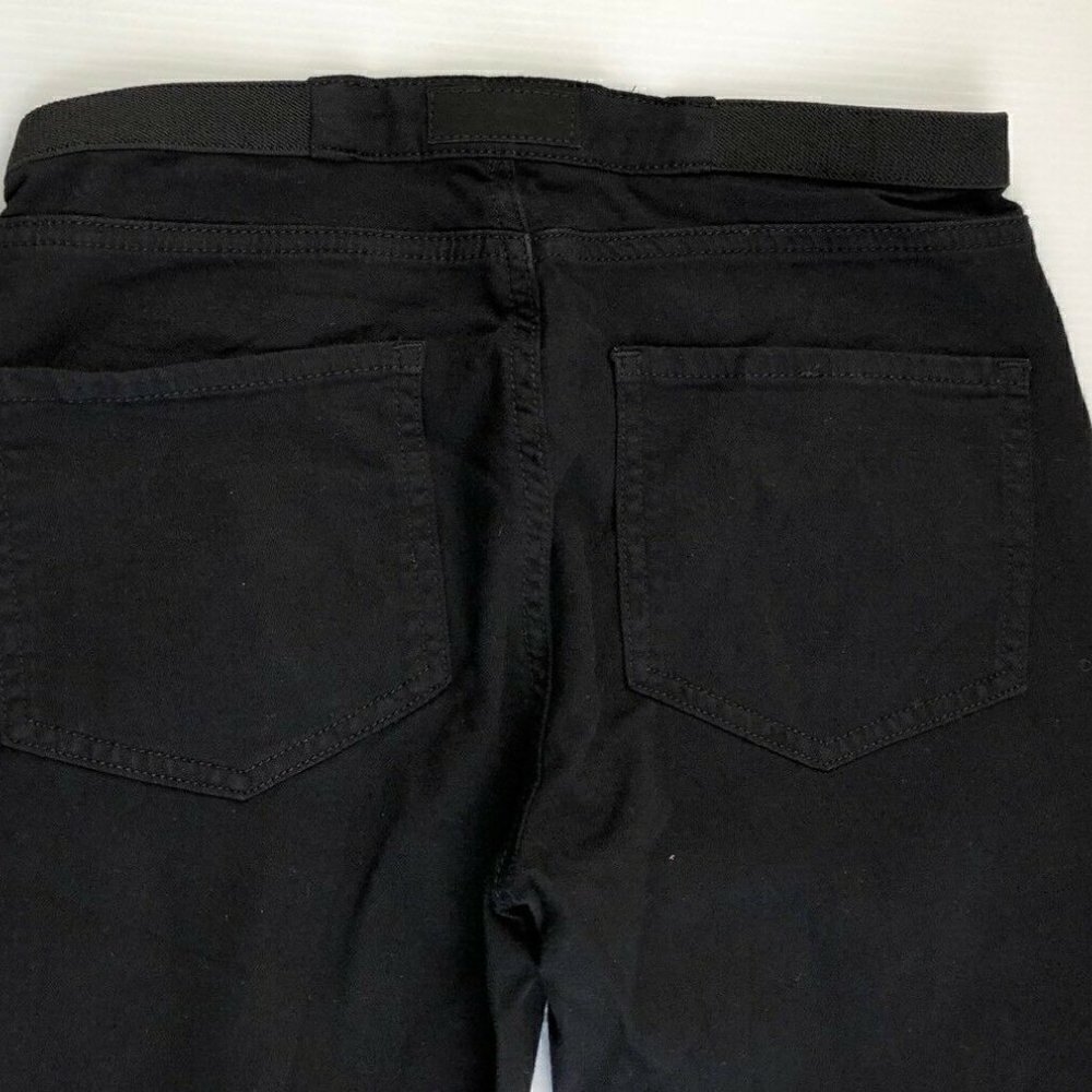 Juniors Pull On Black Denim Leggings Pants - Picture 4 of 5